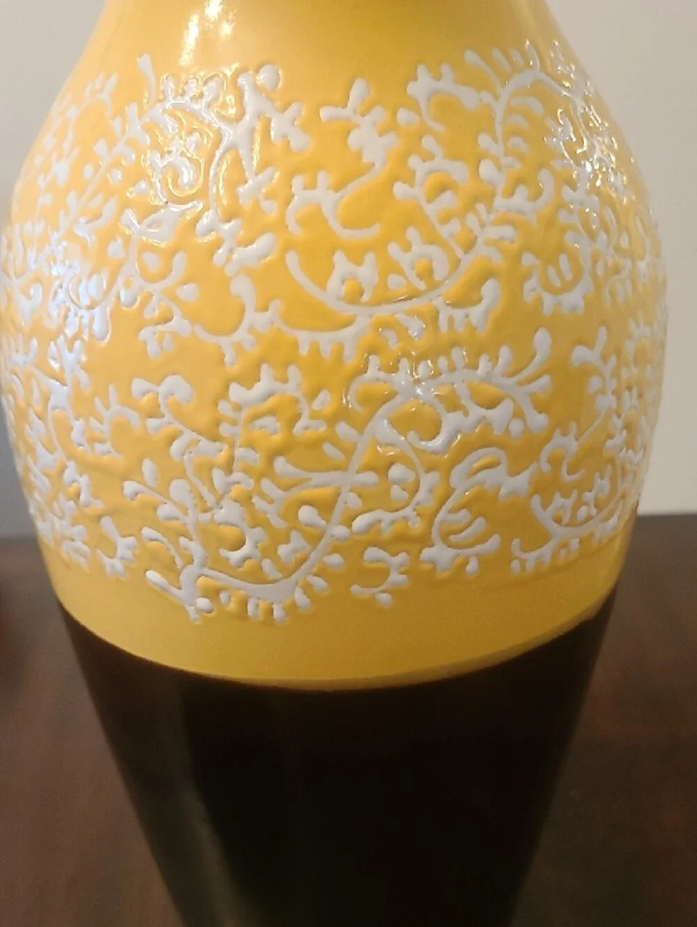Yellow and Brown‎ Ceramic Vase 3-Piece Set - Home Accents